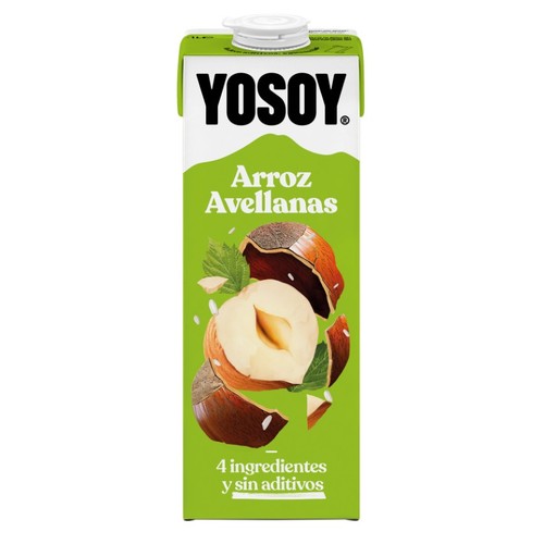 YOSOY Beguda d'arròs i avellanes en cartró
