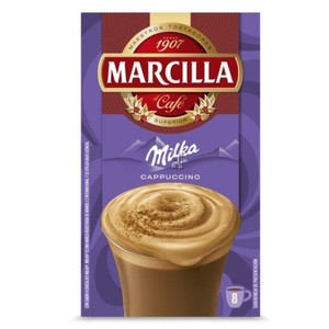 MARCILLA Cafè soluble Cappuccino Milka 8 x 0.02 kg