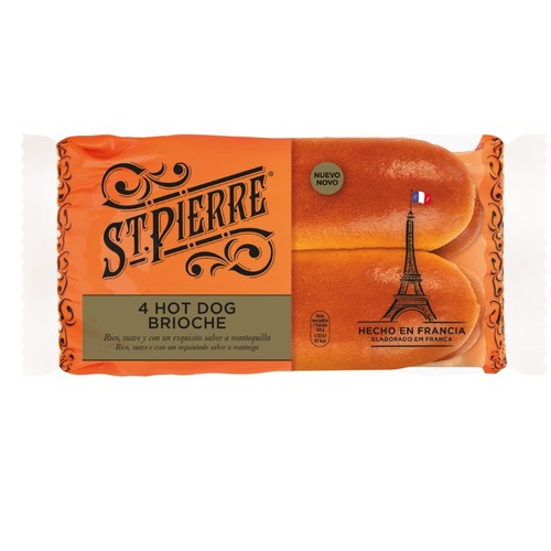ST. PIERRE Panets llargs hot dog brioix