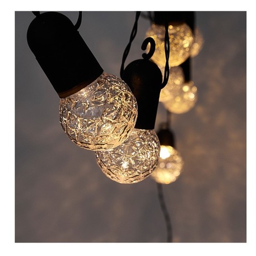  Garlanda 10 LEDs superfície rugosa