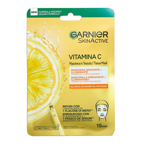 GARNIER Mascareta facial hidratant vitamina C