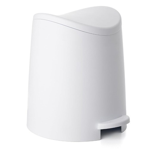 TATAY Cubell de bany amb pedal blanc