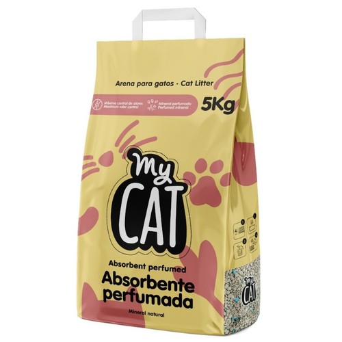 MY CAT Sorra absorbent perfumada per a gat
