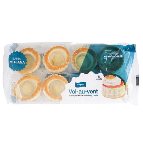 BONPREU Vol au vent mida mitjana