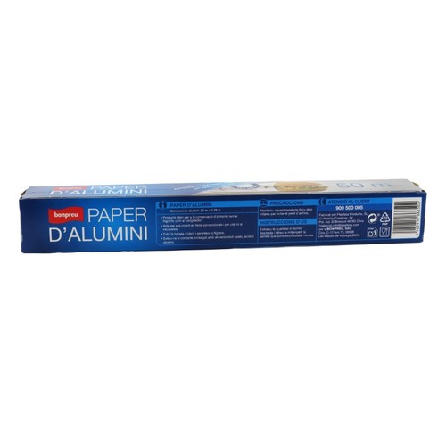 BONPREU Paper d'alumini de 50 m