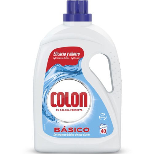 COLON Detergent líquid gel bàsic de 40 dosis