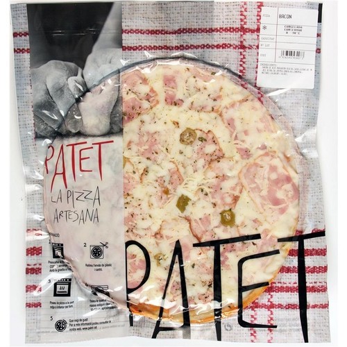 PATET Pizza de bacó