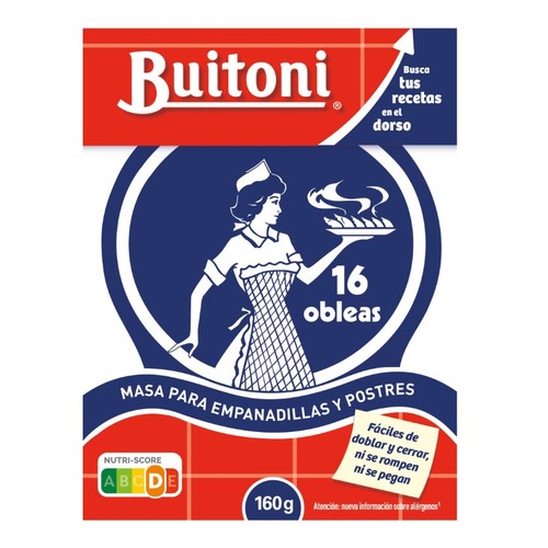 BUITONI Massa per a crestes i postres