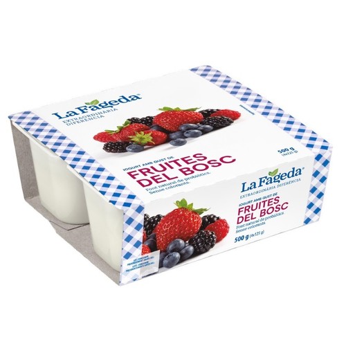 LA FAGEDA Iogurt amb gust de fruites del bosc