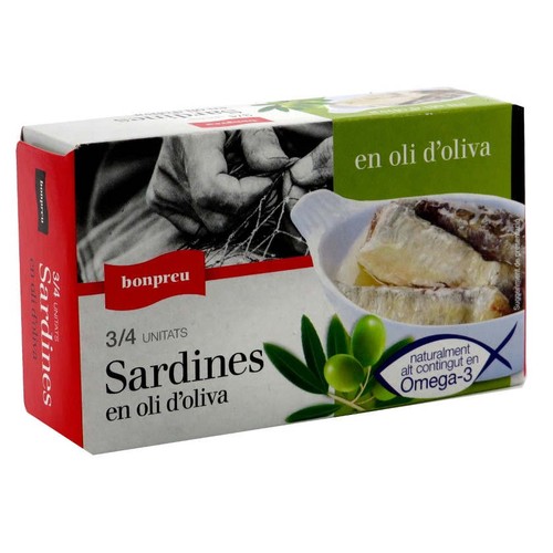 BONPREU Sardines en oli d'oliva