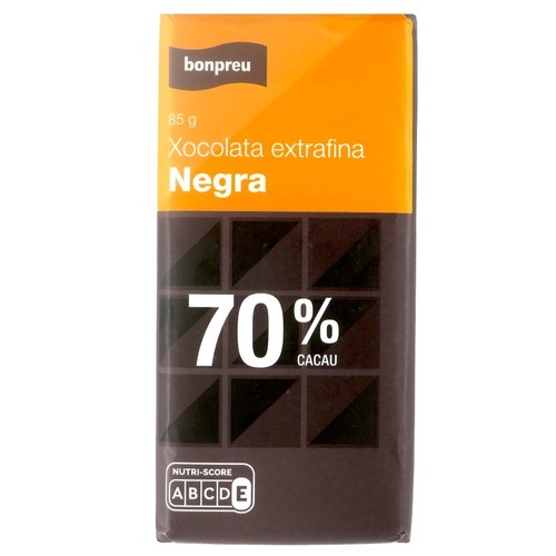 BONPREU Xocolata extrafina negra 70% cacau