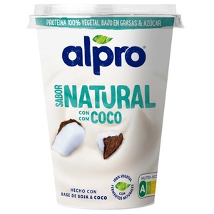 Producto vegetal de soja con coco