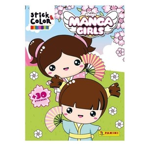 Imagen de ED. PANINI BOOKS Llibre Stick&Color Manga Girls Shôjo