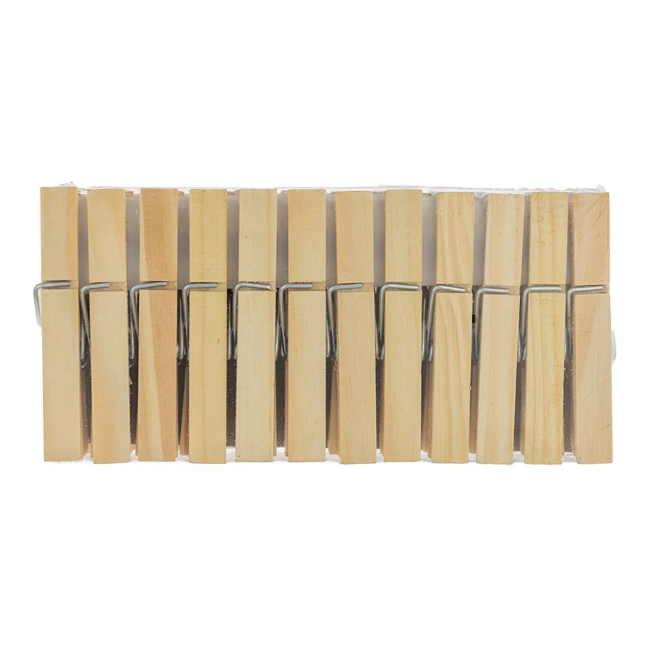 BONPREU Pinzas para tender de madera