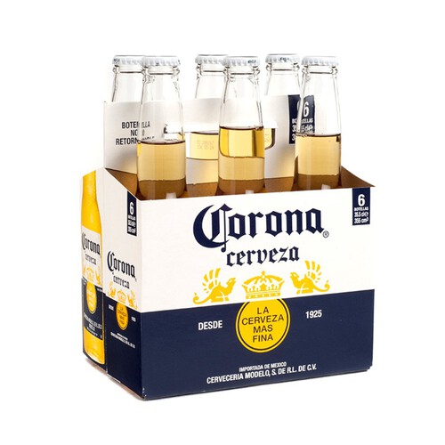 CORONA Cervesa mexicana 6x355 cl en ampolla