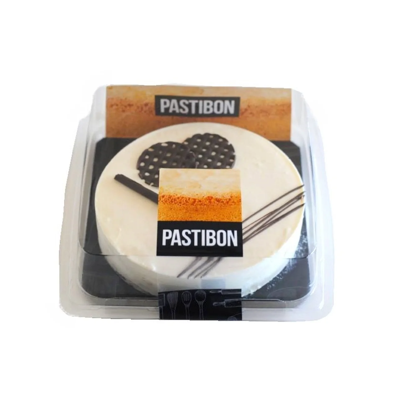 Pastel de chocolate blanco
