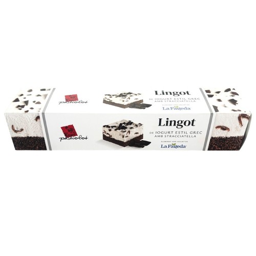 PASTIOLOT Pastís lingot de iogurt grec stracciatella