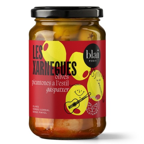 BLAI PERIS Olives verdes sense pinyol gaspatxes