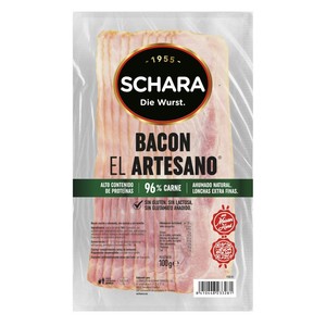 Bacon cocido y ahumado natural