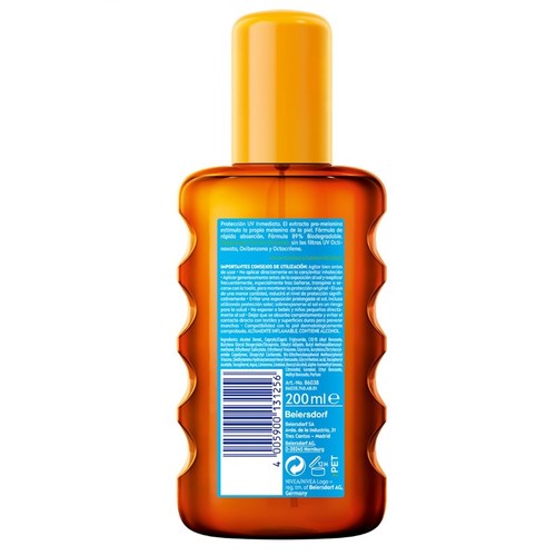 NIVEA SUN Oli solar protector bronzejador FPS 30 alta