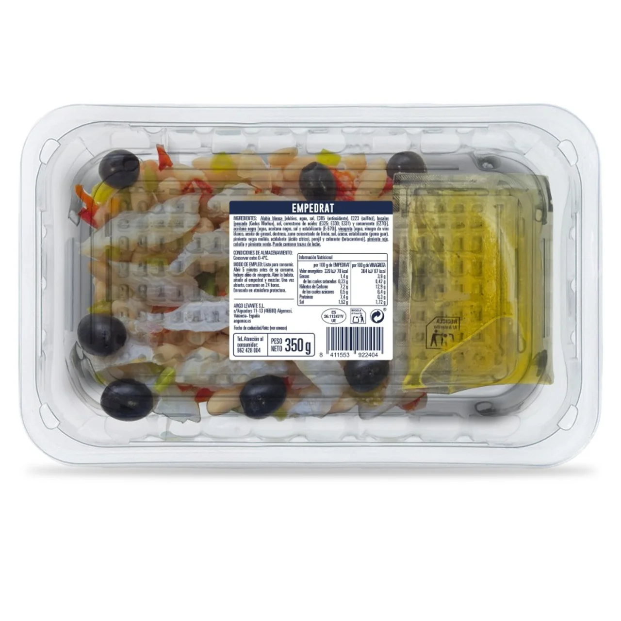 Ensalada de Bacalao y alubias
