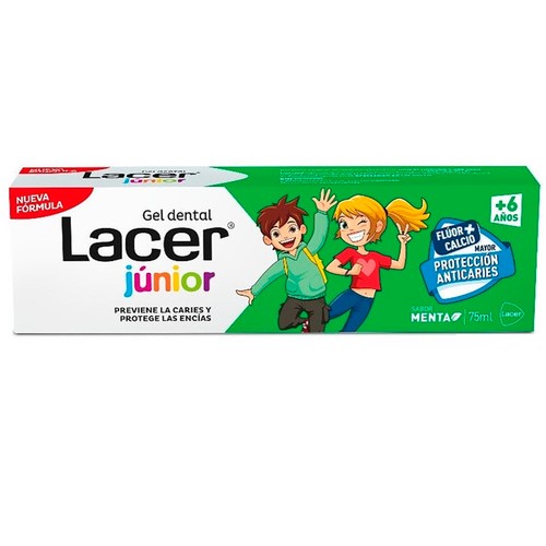 LACER JÚNIOR Gel dental gust a menta