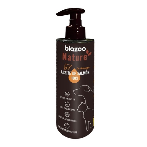 BIAZOO Oli de Salmó Noruec 100% Natural per a gos i gat