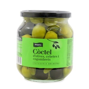 Imagen de BONPREU Còctel d'olives cebetes i cogombrets