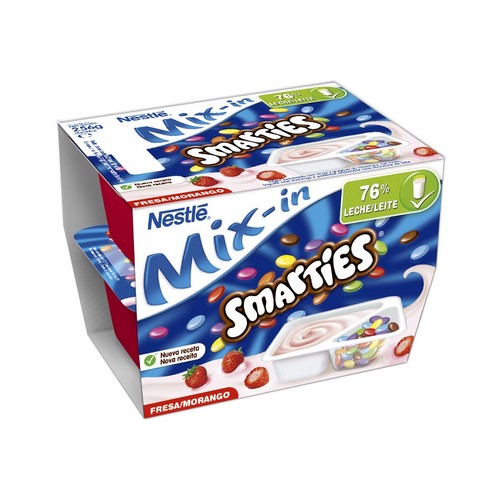 NESTLÉ Iogurt de maduixa amb Smarties