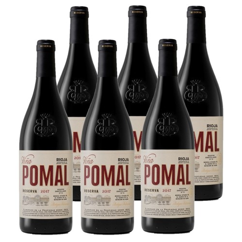 VIÑA POMAL Caixa 6u.vi negre DO Rioja Reserva