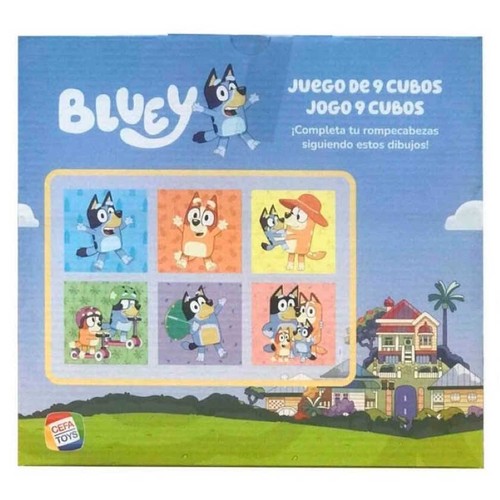 CEFA TOYS Trencaclosques Bluey 9 cubs