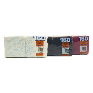 Servilletas cocktail 20x20cm 2 capas 160 unidades