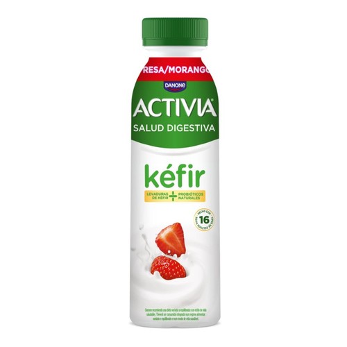 ACTIVIA Quefir per beure amb maduixa