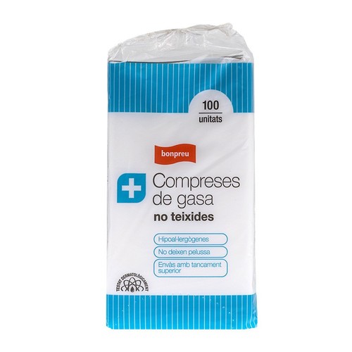 BONPREU Compreses de gasa no teixides