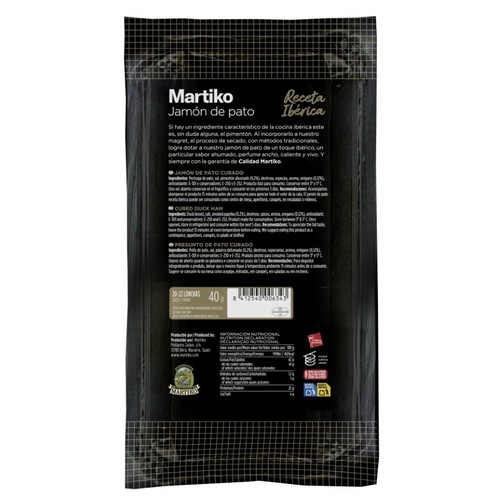 MARTIKO Pernil d'ànec recepta ibèrica