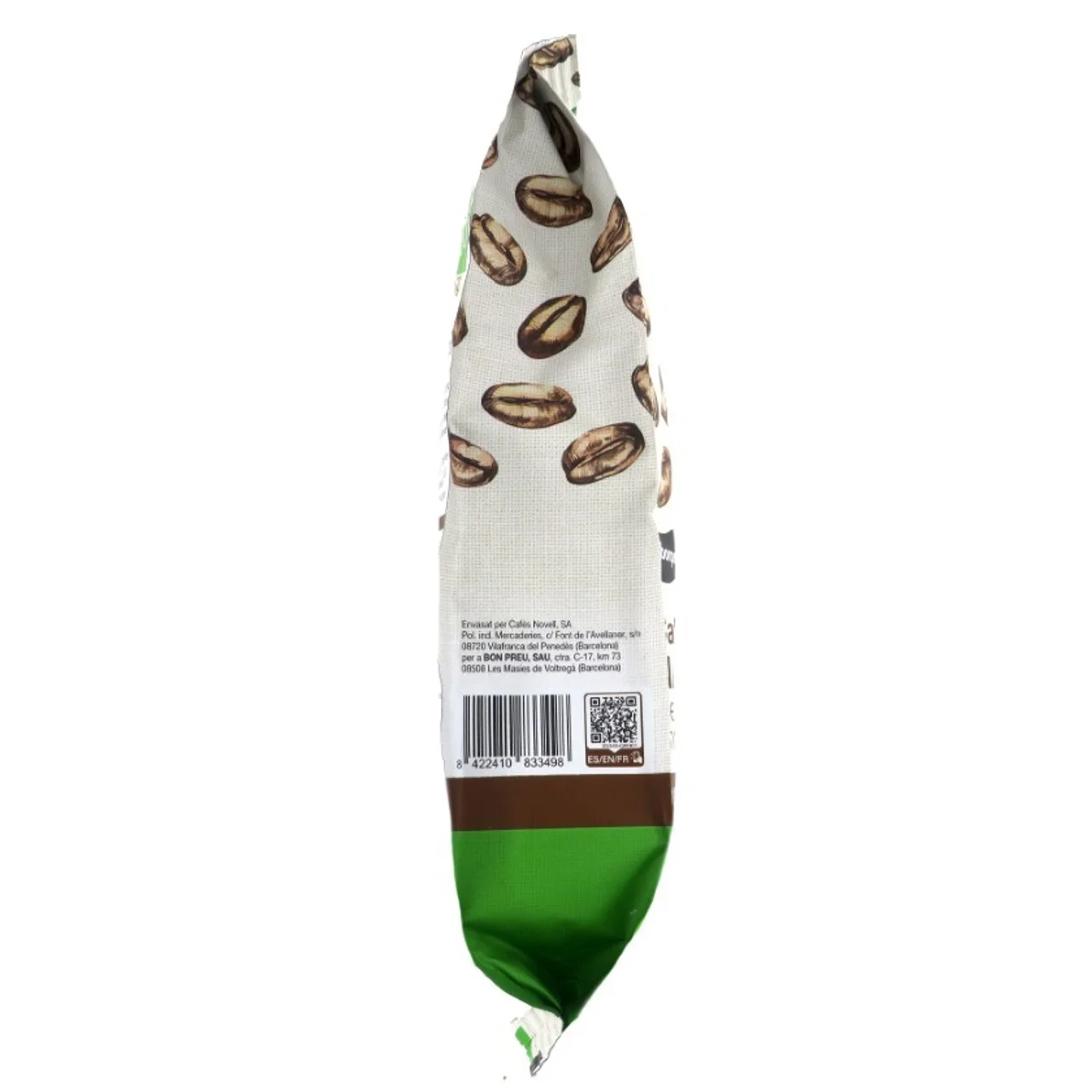 BONPREU Café de tueste natural en grano ecológico