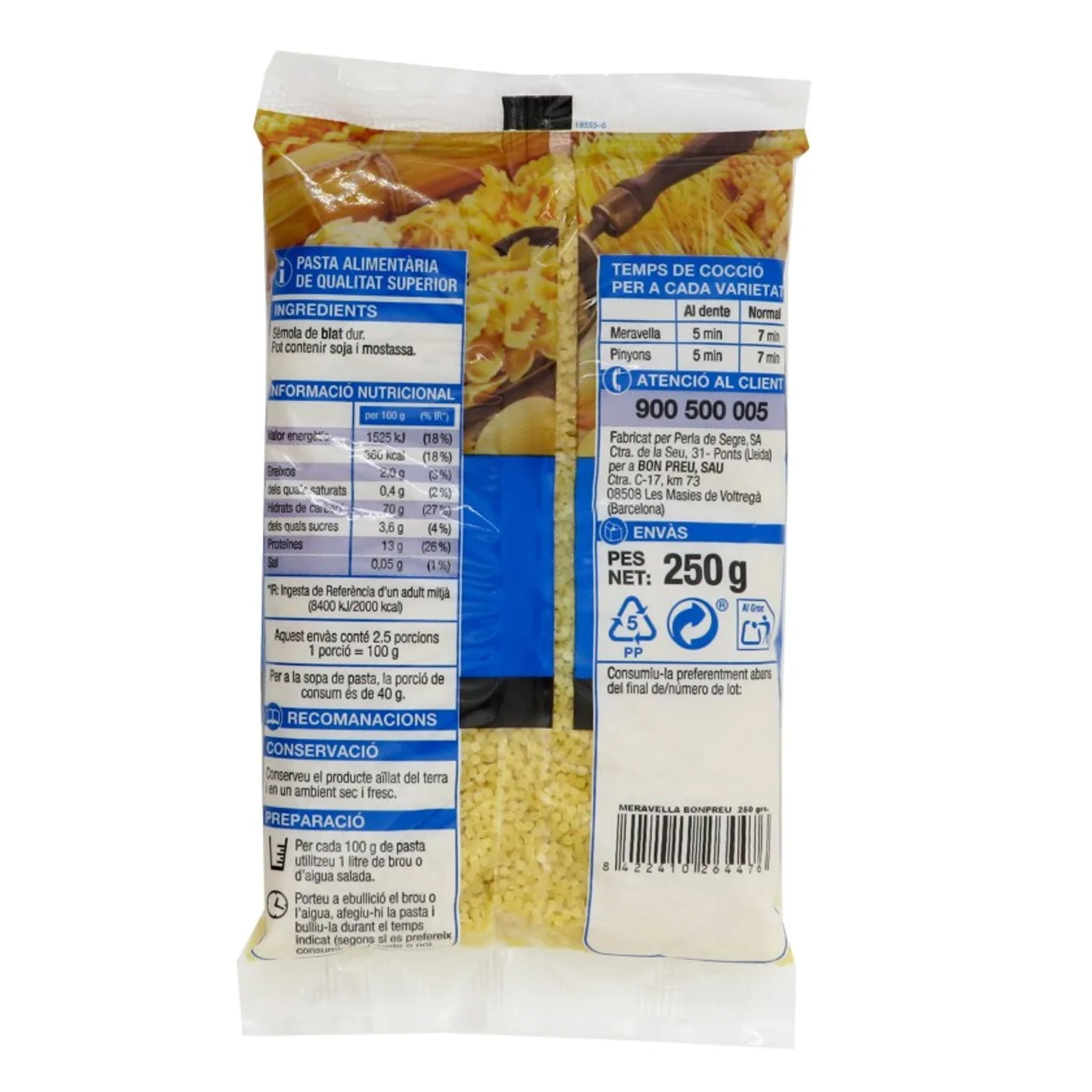 BONPREU Pasta maravilla Km0