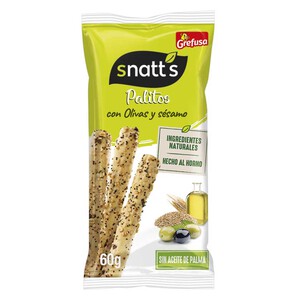 SNATT'S Bastonets de pa amb olives i sèsam