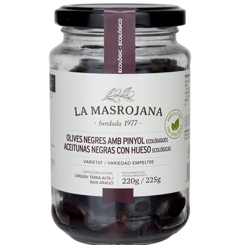 MASROJANA Olives negres ecològiques d'Aragó