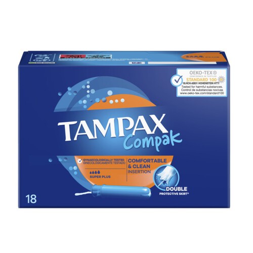 TAMPAX COMPAK Tampons superplus