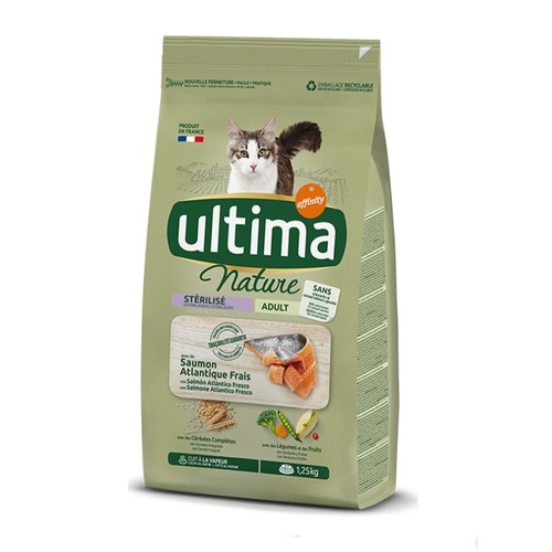ULTIMA NATURE Menjar de salmó per a gat adult esterilitzat