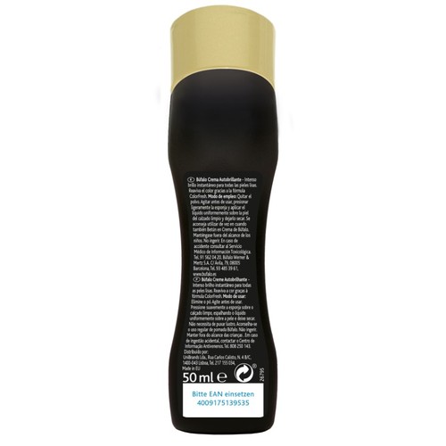 BUFALO Betum crema abrillantadora negre