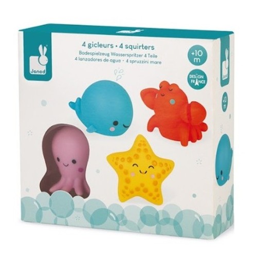 JANOD Set de Joguines de Bany Animals marins
