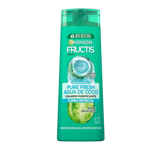 FRUCTIS Xampú Pure Fresh aigua de coco