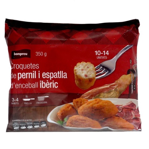 BONPREU Croquetes de pernil ibèric