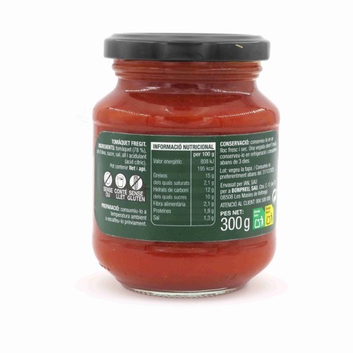 BONPREU Tomàquet fregit recepta tradicional