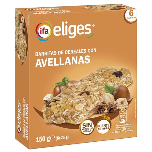 IFA Barretes de cereals amb avellanes
