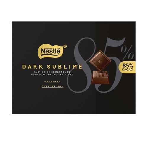 NESTLÉ DARK SUBLIME Bombons de xocolata negra 85% cacau