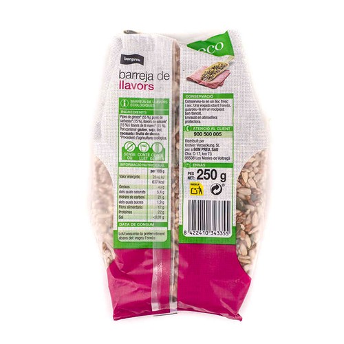 BONPREU Barreja de llavors ecològiques