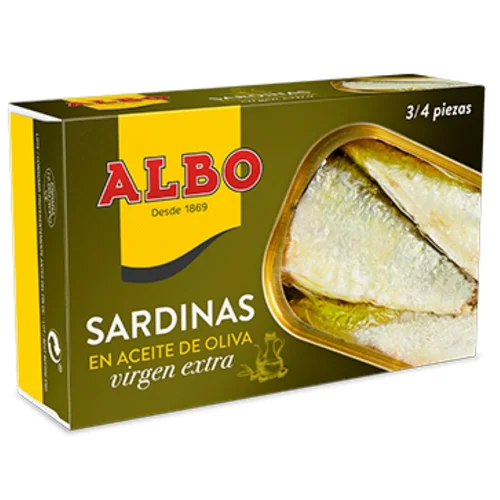 Filetes de caballa en aceite de oliva virgen extra